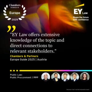 EY Law in Chambers 2025 - Austria: M&A, Public Law, Real Estate