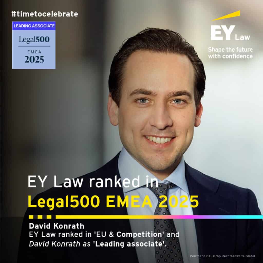 David Konrath Legal 500 EY Law Austria Eu and Competition Leading Law Firm Austria 2025, Leading Associate